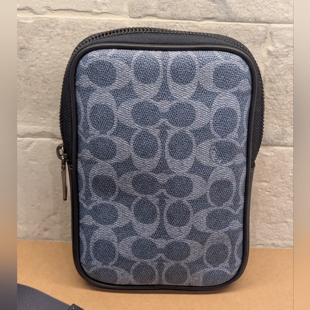 Coach Aden Crossbody w/Coach Gift Box & Bag NWT - Light Denim 7.25x4.75 Inches